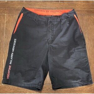 vodafone mclaren mercedes Men’s M Black Racing Shorts